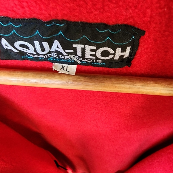 Mens winter coat AQUA TECH size XL fleece-lined soft-shell jacket - Picture 5 of 14